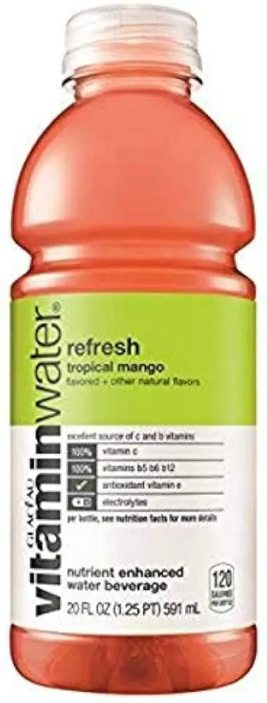****VITAMIN WATER 20OZ/12PK (TROPICAL MANGO)