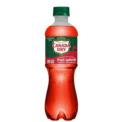 [Temp-INT-01620] CANADA DRY 20OZ/24PK (FRUIT SPLASH CHERRY GINGER