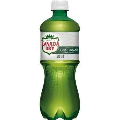 CANADA DRY ZERO SUGAR 20OZ/24PK (GINGER ALE)