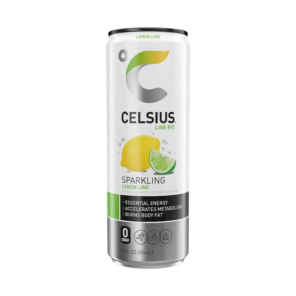 CELSIUS 12/12OZ (SPARKLING LEMON LIME)