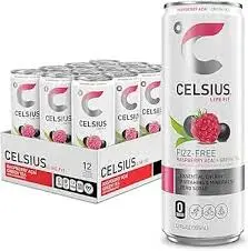 CELSIUS 12OZ/12PK (FIZZ FREE RASPBERRY ACAI)