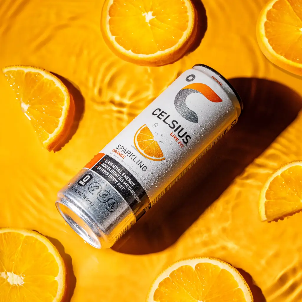 CELSIUS 12OZ/12PK (SPARKLING ORANGE)
