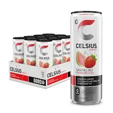 CELSIUS 12OZ/12PK (SPARKLING STRAWBERRY GUAVA)