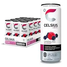 CELSIUS 12OZ/12PK (SPARKLING WILD BERRY)