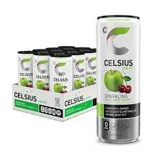 CELSIUS ENERGY 12/12OZ (SPARKLING GREEN APPLE CHERRY