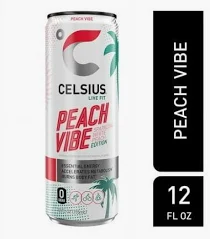 [Temp-INT-01672] CELSIUS ENERGY 12OZ/12PK ( PEACHVIBE)