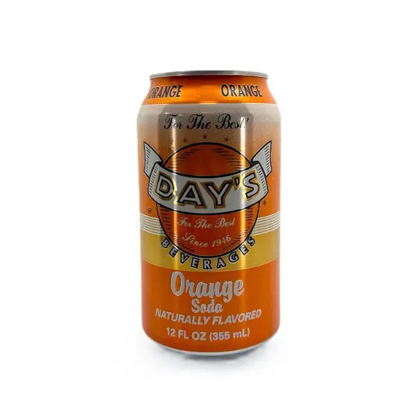 DAY'S SODA 12OZ/24PK (ORANGE)