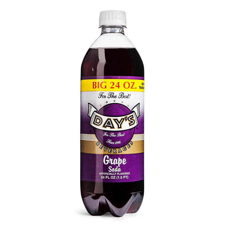 DAY'S SODA 24/20OZ (GRAPE)