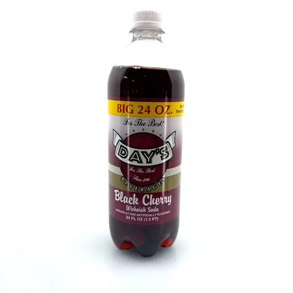 DAY'S SODA BLACK CHERRY 24/24OZ