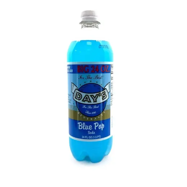 DAY'S SODA BLUE POP 24/24OZ