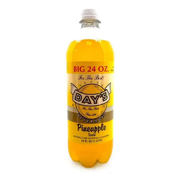 DAY'S SODA PINEAPPLE 24/24OZ