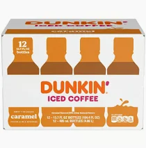 DUNKIN ICED COFFEE 13•7OZ/12PK (CARAMEL)