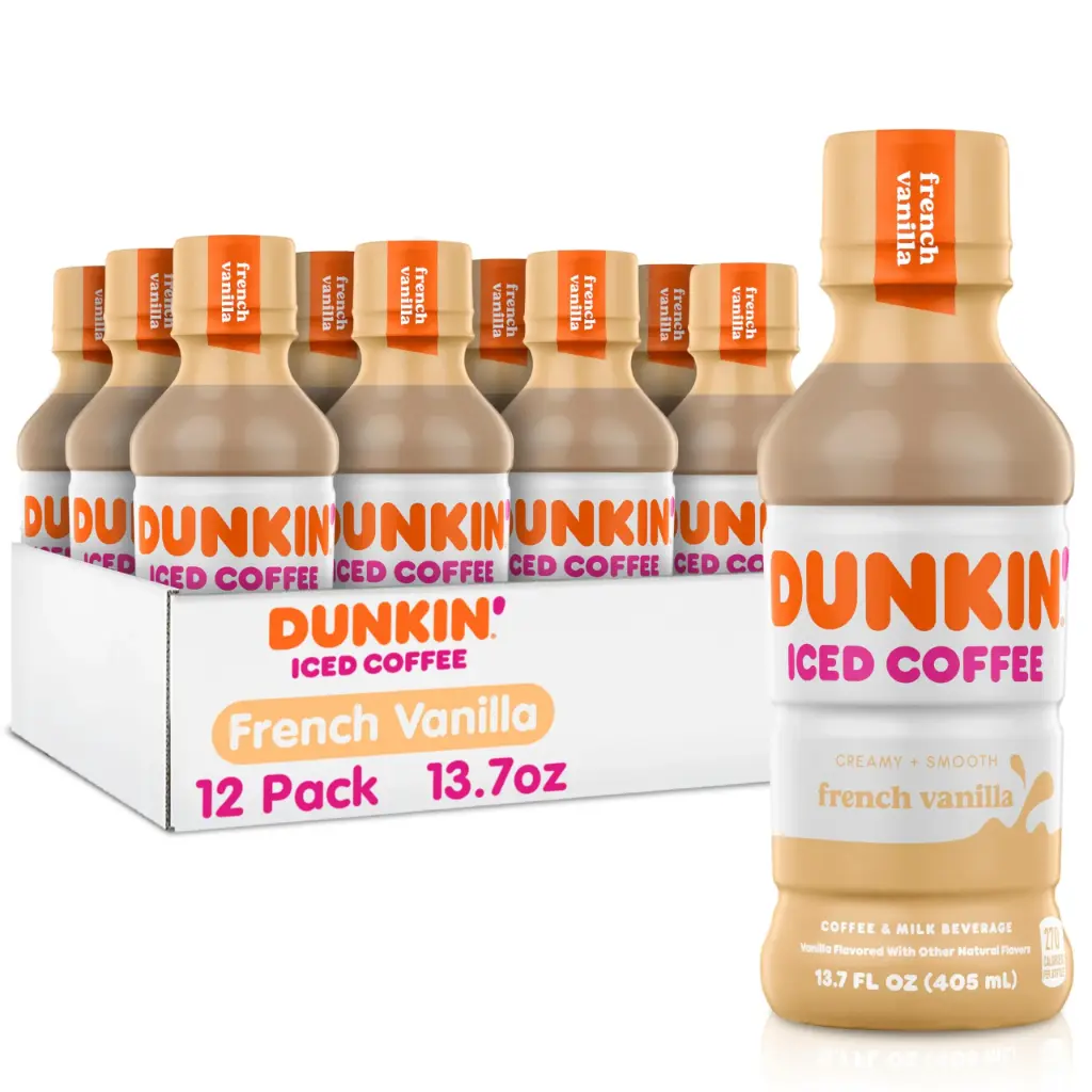 DUNKIN ICED COFFEE 13•7OZ/12PK (FRENCH VANILLA)