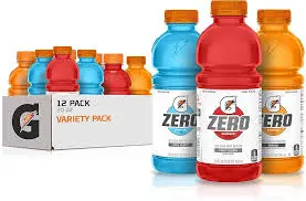 GATORADE 20OZ/24PK MIX FLAVORS ZERO SUGAR