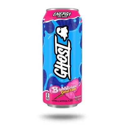 GHOST 16 OZ BUBBLISHES COTTON CANDY