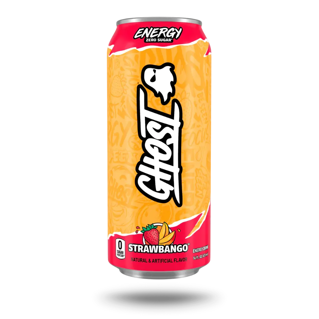 GHOST 16OZ/12PK STRAW MANGO