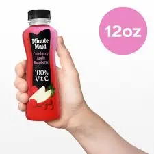 MINUTE MAID 12OZ (CRANBERRY RASPBERRY)