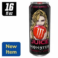 [Temp-INT-1114] Monster energy 16oz bad apple