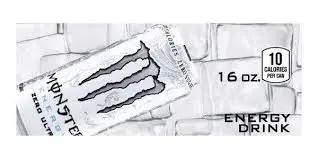 MONSTER ENERGY 16OZ/24PK (ZERO ULTRA) (WHITE)