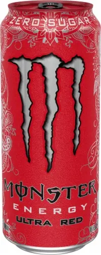 MONSTER ENERGY 24/16OZ (ULTRA RED)ZERO SUGAR