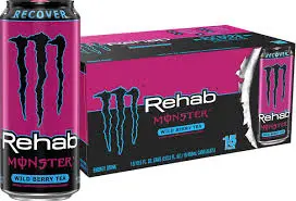 MONSTER REHAB 24/16OZ (WILDBERRY TEA)