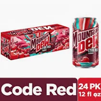 MT DEW 12OZ/24PK (CODE RED)