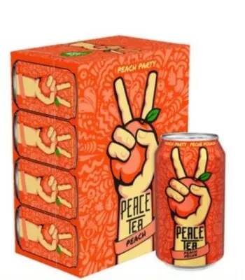 [Temp-INT-1630] PEACE PEACHY TEA CAN 24/12OZ