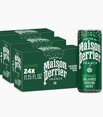 PERRIER CARBONATED WATER 24pk/11•5oz