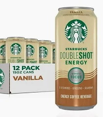 STARBUCKS DOUBLE SHOT ENERGY 15OZ/12PK (VANILLA)