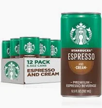 STARBUCKS EXPRESSO 6.5OZ/24PK (CREAM)