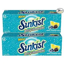 SUNKIST CAN 24/12OZ (BERRY LEMONADE)